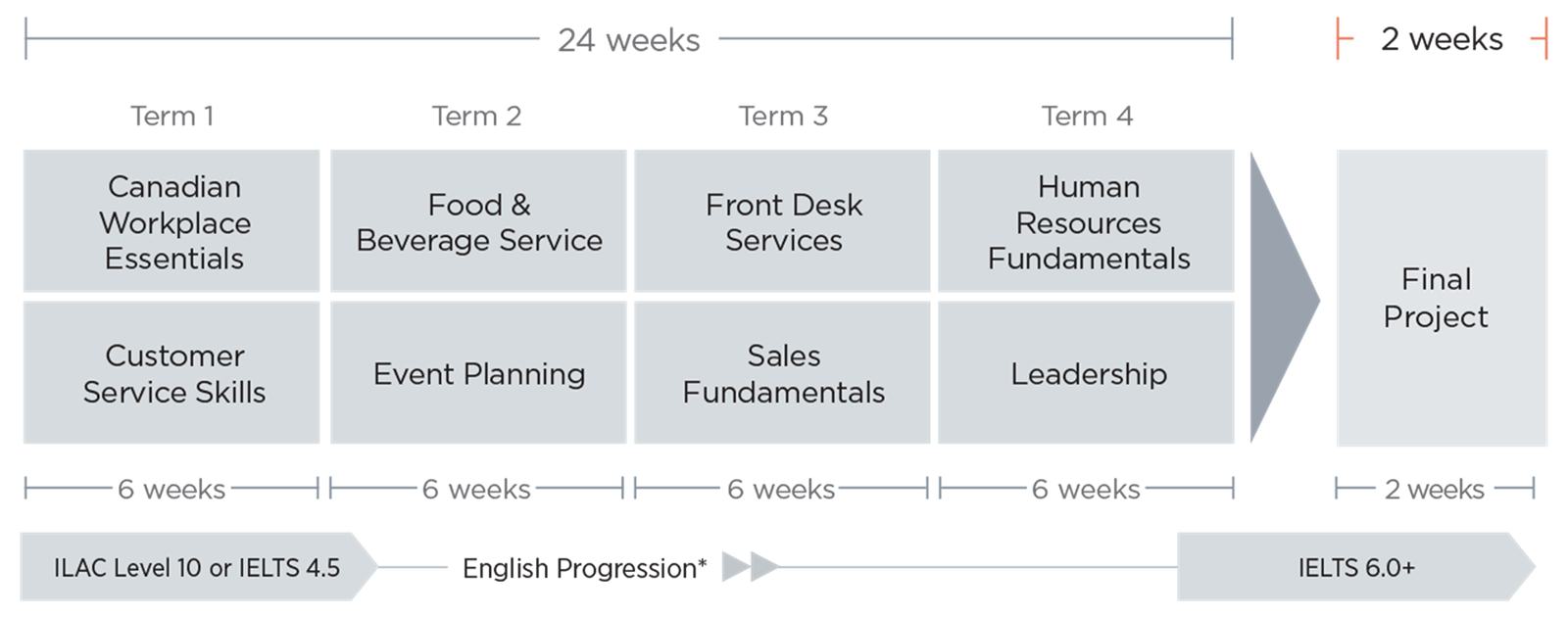 Service Excellence for Business Certificate/26 Weeks