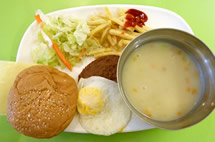 朝食一例