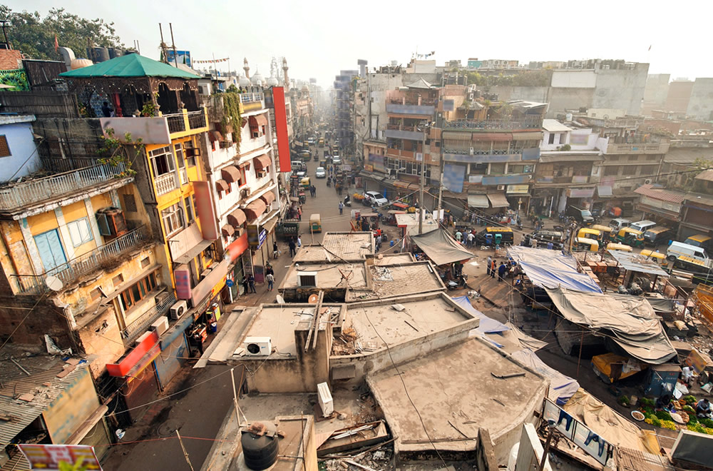 ニューデリー バザール