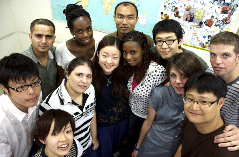 国際色豊かな学生環境